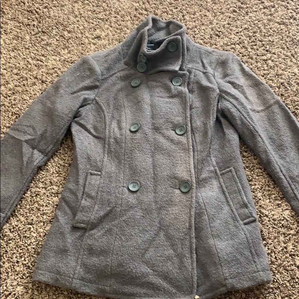 Grey winter coat